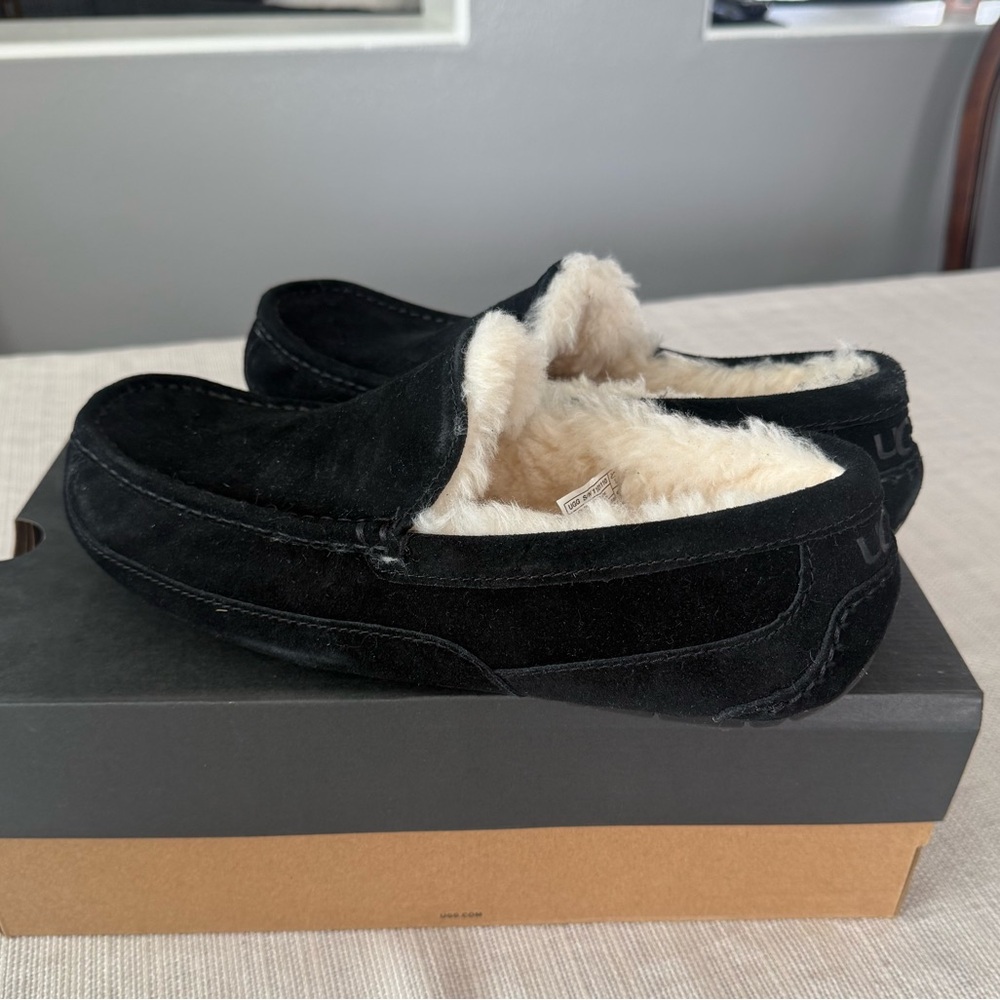 UGG MENS ASCOT suede SLIPPERS - Picture 5 of 10